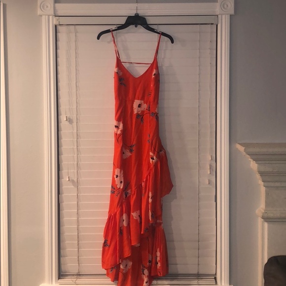 Urban Outfitters Dresses & Skirts - Urban Outfitters orange flowered long dress